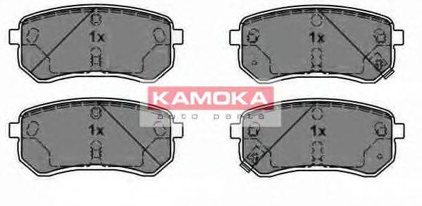 KAMOKA JQ1013804 Комплект гальмівних колодок, дискове гальмо