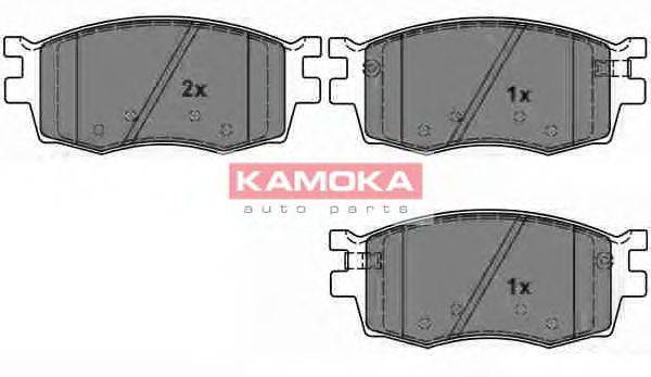 KAMOKA 24317 Комплект гальмівних колодок, дискове гальмо