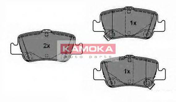 KAMOKA JQ1018096 Комплект гальмівних колодок, дискове гальмо