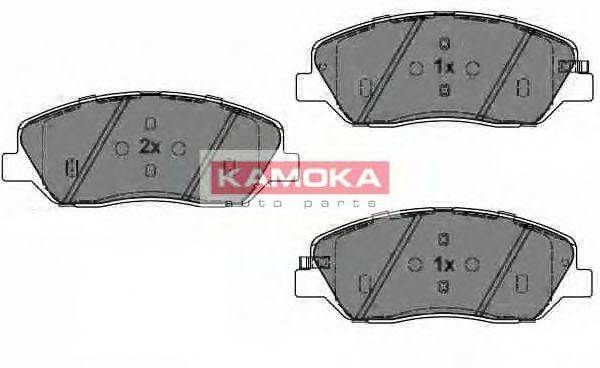 KAMOKA 24351 Комплект гальмівних колодок, дискове гальмо