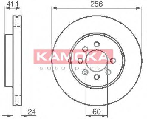 KAMOKA 1032194 гальмівний диск