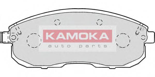 KAMOKA 101106 Комплект гальмівних колодок, дискове гальмо