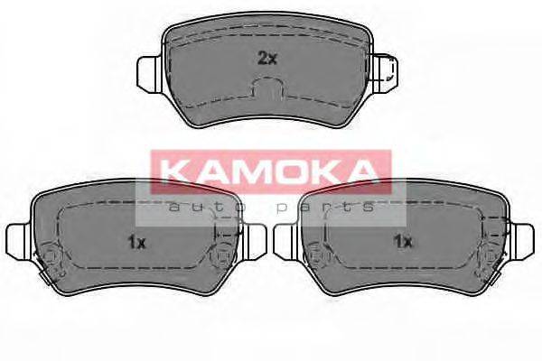 KAMOKA 23655 Комплект гальмівних колодок, дискове гальмо