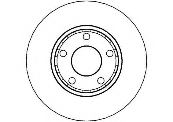 NATIONAL NBD176 гальмівний диск