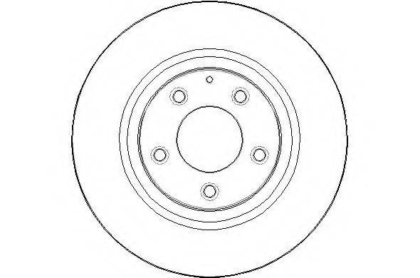 NATIONAL NBD1622 гальмівний диск