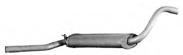 IMASAF 134006 Середній глушник вихлопних газів