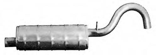 FIAT 4076817 Середній глушник вихлопних газів