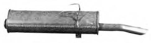 BOSAL 190-817 Глушник вихлопних газів кінцевий