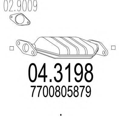 MTS 043198 Каталізатор