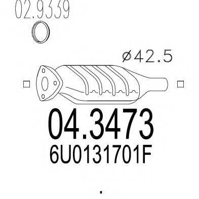 MTS 043473 Каталізатор