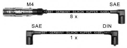 BBT ZK453 Комплект дротів запалювання