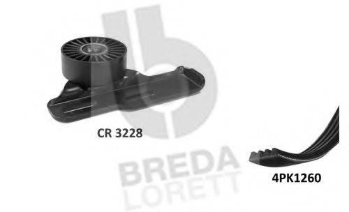 BREDA LORETT KCA0028 Полікліновий ремінний комплект