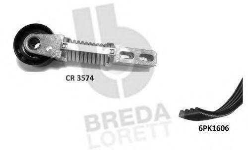 BREDA LORETT KCA0044 Полікліновий ремінний комплект