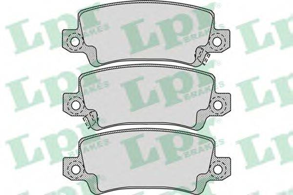 LPR 05P1068 Комплект гальмівних колодок, дискове гальмо