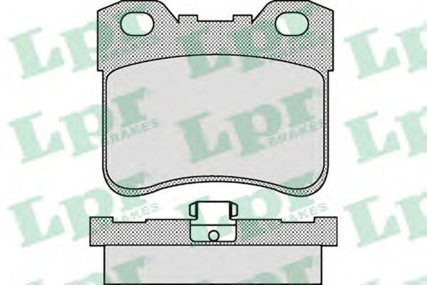 LPR 05P1130 Комплект гальмівних колодок, дискове гальмо