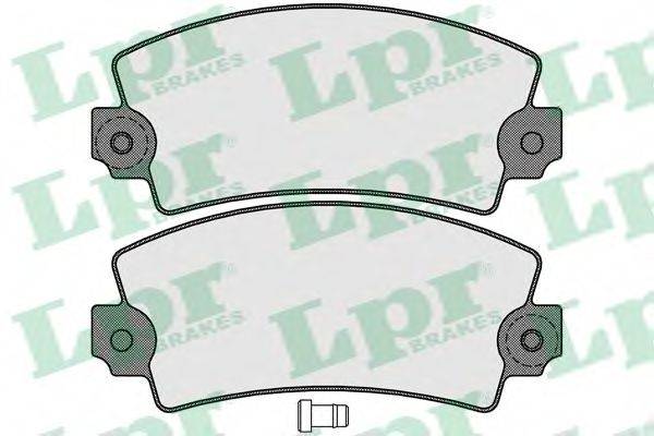LPR 20494 Комплект гальмівних колодок, дискове гальмо