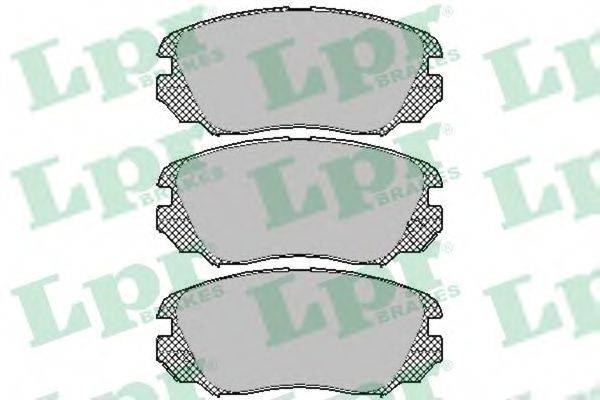 LPR 24415 Комплект гальмівних колодок, дискове гальмо