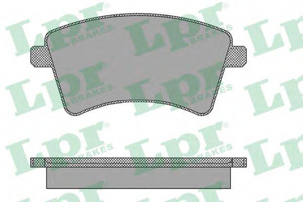 LPR 05P1465 Комплект гальмівних колодок, дискове гальмо