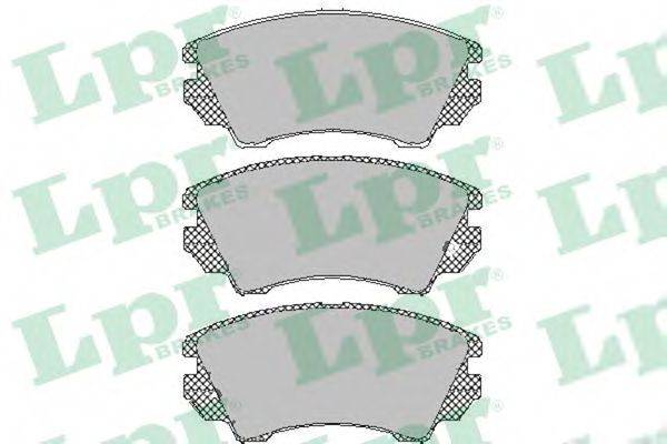 LPR 24414 Комплект гальмівних колодок, дискове гальмо