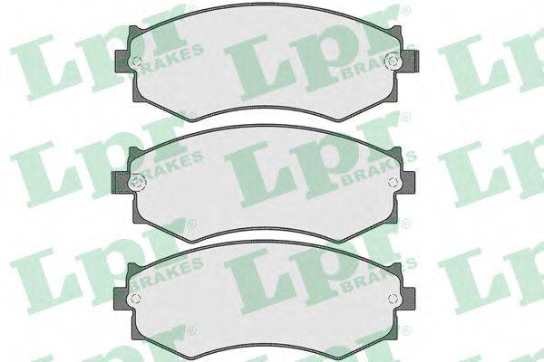 LPR 05P1690 Комплект гальмівних колодок, дискове гальмо