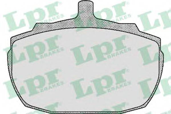LPR 20577 Комплект гальмівних колодок, дискове гальмо