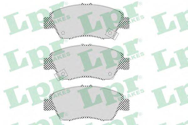 LPR 05P564 Комплект гальмівних колодок, дискове гальмо