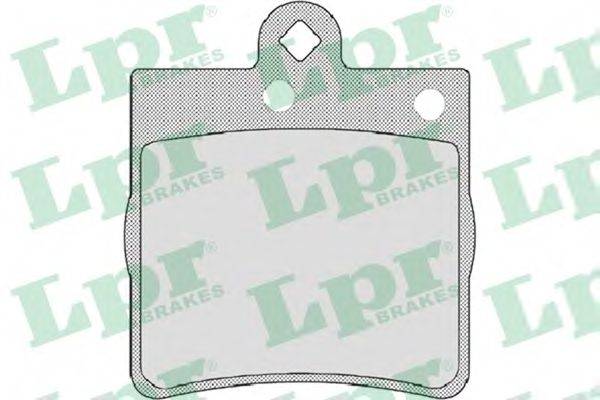 LPR 21919 Комплект гальмівних колодок, дискове гальмо