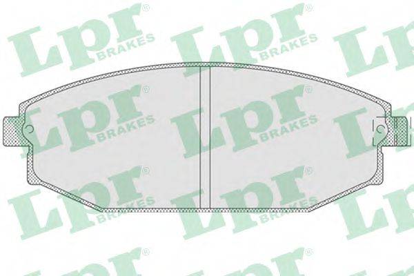 LPR 05P794 Комплект гальмівних колодок, дискове гальмо