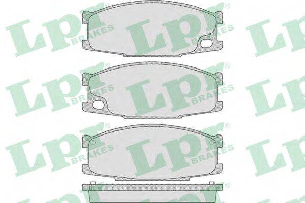 LPR 23501 Комплект гальмівних колодок, дискове гальмо