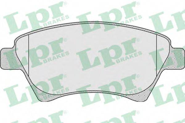 LPR 23930 Комплект гальмівних колодок, дискове гальмо