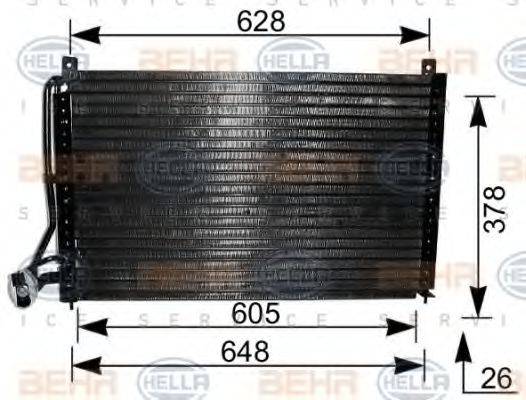 DELPHI DIESEL TSP0225049 Конденсатор, кондиціонер