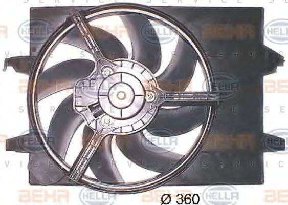 FORD 2S6H8C607CD Вентилятор, охолодження двигуна