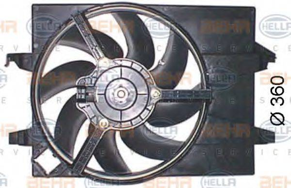 FORD 4S6H 8C607 BC Вентилятор, охолодження двигуна