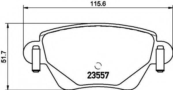 JAGUAR CS2 17362 Комплект гальмівних колодок, дискове гальмо