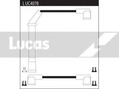 LUCAS ELECTRICAL LUC4078 Комплект дротів запалювання