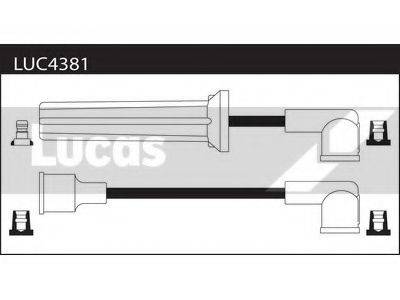 LUCAS ELECTRICAL LUC4381 Комплект дротів запалювання