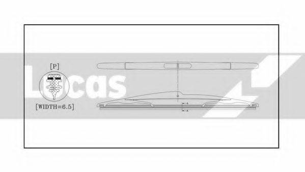 LUCAS ELECTRICAL LLWCR14A Щітка склоочисника