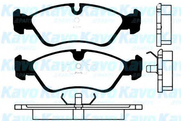 DAEWOO 9029770 Комплект гальмівних колодок, дискове гальмо