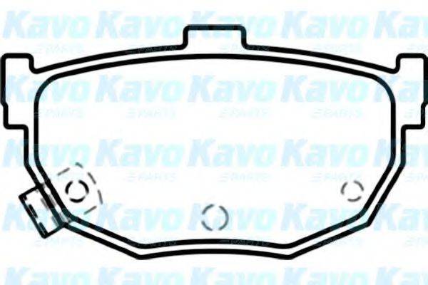 KAVO PARTS BP3026 Комплект гальмівних колодок, дискове гальмо