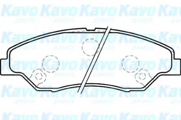 KAVO PARTS BP4009 Комплект гальмівних колодок, дискове гальмо
