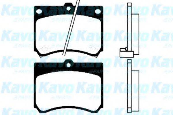 KAVO PARTS BP4518 Комплект гальмівних колодок, дискове гальмо