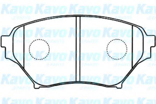 KAVO PARTS BP4562 Комплект гальмівних колодок, дискове гальмо