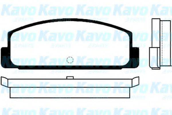 KAVO PARTS BP5520 Комплект гальмівних колодок, дискове гальмо