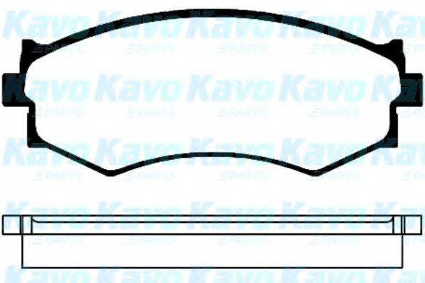 KAVO PARTS BP6514 Комплект гальмівних колодок, дискове гальмо