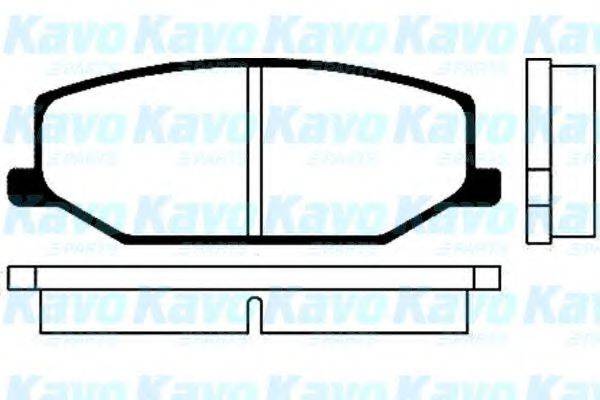 KAVO PARTS BP8501 Комплект гальмівних колодок, дискове гальмо