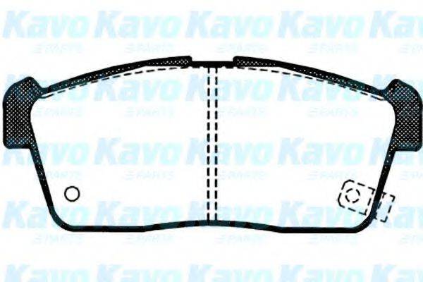 KAVO PARTS BP8516 Комплект гальмівних колодок, дискове гальмо