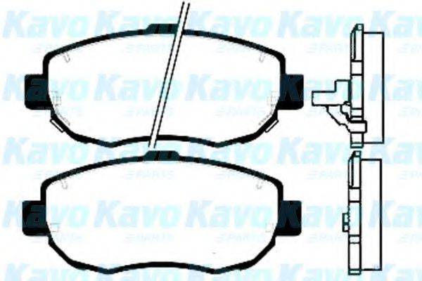 KAVO PARTS BP9030 Комплект гальмівних колодок, дискове гальмо