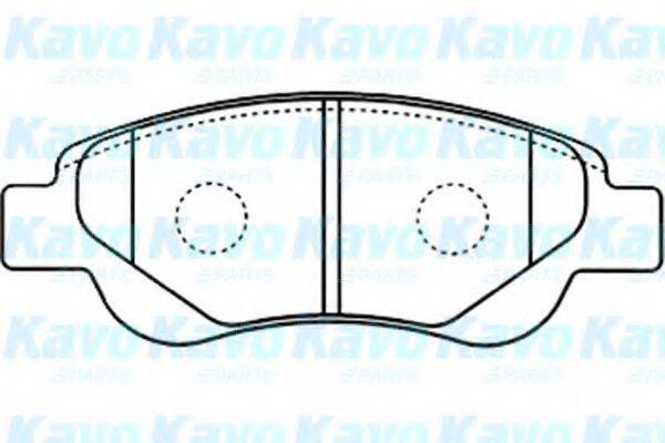 KAVO PARTS BP9097 Комплект гальмівних колодок, дискове гальмо