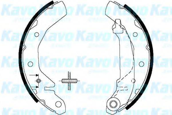 KAVO PARTS BS1401 Комплект гальмівних колодок
