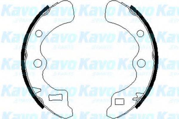 KAVO PARTS BS2900 Комплект гальмівних колодок